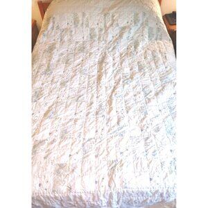 Simply Shabby Chic Bedspread Patchwork Quilt Cotton French Country Floral 84x92